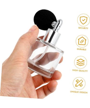 DRESSOOS Air Bag Perfume Bottle Glass Spray Bottle Refillable Perfume Sprayer Mini Perfume Bottle Small Perfume Bottle Glass Containers Sprayer for Perfume Glass Cocktail Large Travel 9x5cm Silver - Buy Online on GoSupps.com