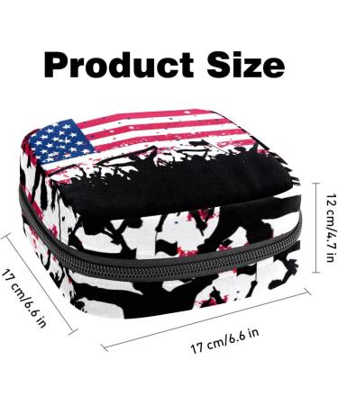 Javenproeqt Portable Women's Binding Bags | Menstrual Cup Pocket & Pads for Teens | Multicolored Tampon Bags - Buy Online on GoSupps.com