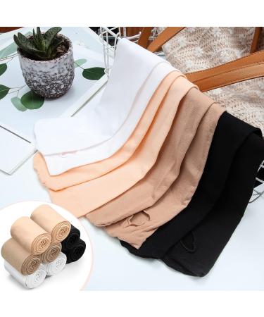 8 Pairs Toddler Girls Ballet Tights | Convertible Footless Dance Tights 4-6 Years | Black, White, Pink, Tan - Buy Online on GoSupps.com
