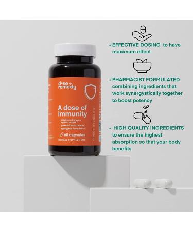 7-in-1 Immune Support Supplement with Quercetin, Vitamin C, Zinc, Vitamin D, Bromelain, Echinacea & B Vitamins - 60 Count - Buy Online on GoSupps.com