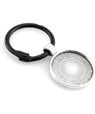 Lind Kitchen 25pcs 25mm Round Bezel Pendant Trays - DIY Jewelry Making Accessories in Ancient Silver - Buy Online on GoSupps.com