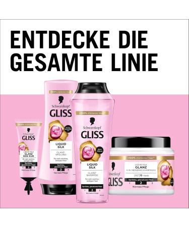 Gliss Express Silk Repair Conditioner (200 ml) for exceptionally soft hair with heat protection up to 230 C - Buy Online on GoSupps.com