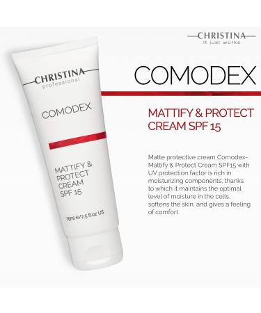 Christina Comodex - Mattify and Protect Cream SPF 15 for Oily and Combination Skin 75ml - Buy Online on GoSupps.com