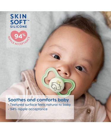 FENRIR MAM Air Night Orthodontic Pacifier 2 Pack | Unisex Baby Soothers - International Shipping Available - Buy Online on GoSupps.com