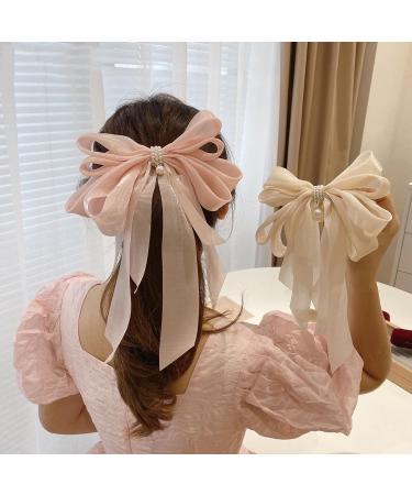 Organza Hair Clip For Princess Bowknot Hair Barrettes Lovely Strong Holder Hairpin French Hair Accessories Hair Clips F - Buy Online on GoSupps.com