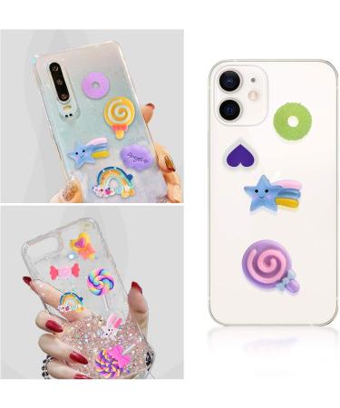 Kawaii Candy Sweets Slime Charms Bobby Pins - Resin Embellishments for DIY Crafts - Buy Online on GoSupps.com