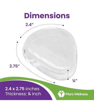 Premium Gel Ball of Foot Cushions - Reusable Metatarsal Pads for Foot Pain Relief - 2 Pairs - Buy Online on GoSupps.com