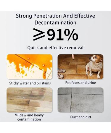 Solubrilho Tile Cleaner Powerful Decontamination Floor Tub and Tile Cleaner Multipurpose Cleaner Removes Dirt & Grime Shower(2PCS) - Buy Online on GoSupps.com