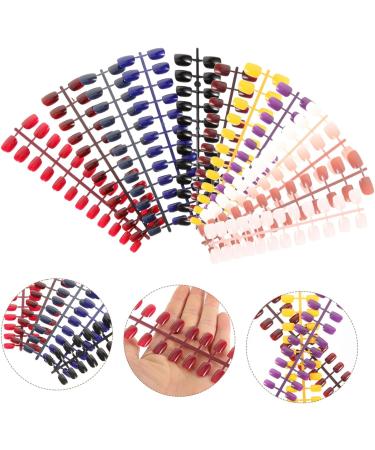Ipetboom 12 Sets Fake Nails Tips Glue Stick on Nails Press on Short Nails Press on Fake Nails False Toenails Nails for Women False Nails False Nail Tips Press on Nails Manicure Nail Piece - Buy Online on GoSupps.com