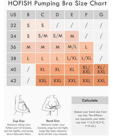 HOFISH Hands Free Pumping Bra | Seamless Padded Nursing Maternity Bra for Pregnancy/Breastfeeding | Women's Sport Bra | S-2XL | Black/Beige - Buy Online on GoSupps.com