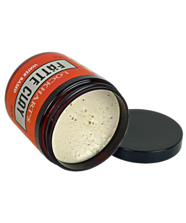 Lockhart's Water-Based Fatte Clay - Heavy Hold Natural Shine & High Volume | Mandarin Sandalwood Scent (8 oz) - International Shipping Available - Buy Online on GoSupps.com