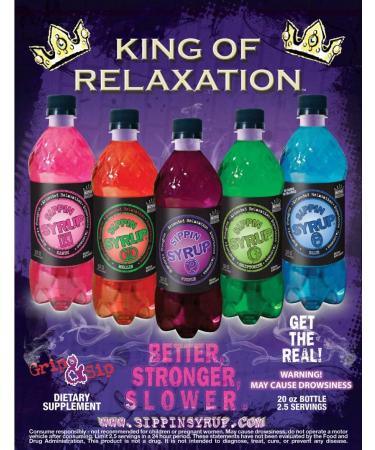 Sippin Syrup Relaxation Beverage 20 Ounce - 12 Pack (Mellin) - Buy Online on GoSupps.com