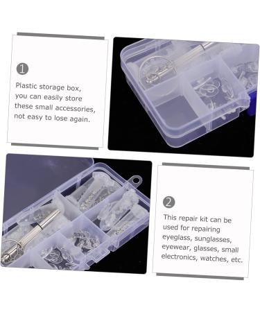 Gleavi Glasses Repair Tool Kit - Optician Tools with Screws & Nose Pads | Durable Metal Sunglasses Accessories - 2 Pieces Multi-Color - Buy Online on GoSupps.com