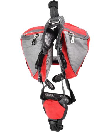 VINGVO Hound Dog Saddle Backpack Nylon Material Wide Reflective Strip Wear Well Adjustable Dog Saddle Bag for Small Dogs for Medium Dogs for Large Dogs(red M) - Buy Online on GoSupps.com