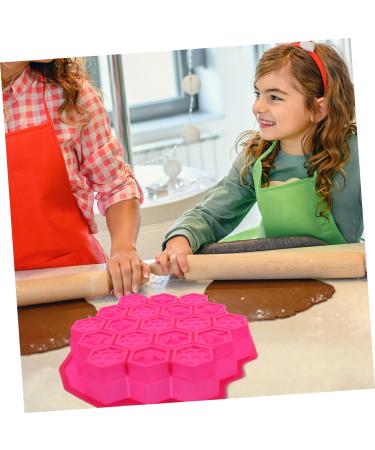 Milisten Silicone Honeycomb Cake Mold Chocolate Candy Molds Silicone Muffin De para Gelatinas Silicone Chocolate Honeycomb Cake Mold Silicone Manual Silica Gel Hand Model Pink - Buy Online on GoSupps.com