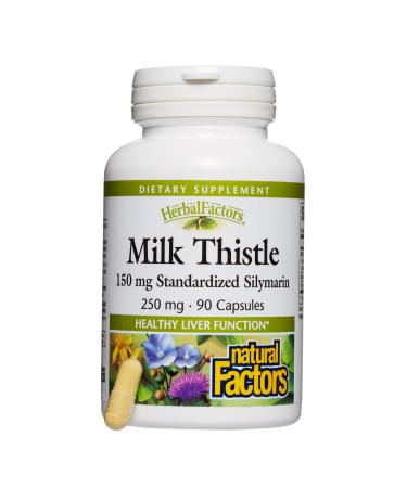 Natural Factors Milk Thistle 250 mg 90 Capsules