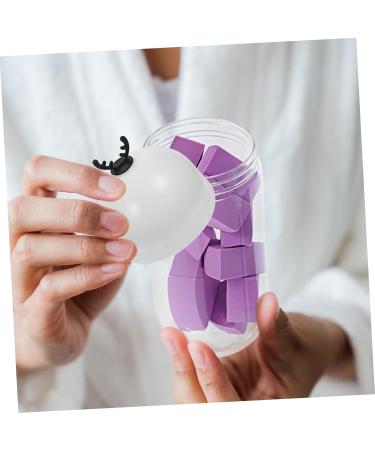 Ipetboom 2 Capsule Bottle Beauty Egg - Premium Loose Powder Puff for Flawless Makeup | Wet & Dry Use Cushion Puff | Hydrophilic Polyurethane Foundation Applicator - Buy Online on GoSupps.com