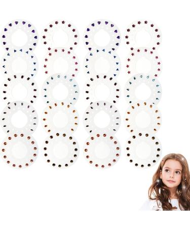 Hair Bedazzler Kit with 360 PCS Hair Gems/DIY Necklace Bling Hair Gems Machine Hair Gem Stamper Hair Glam Styling Tools for Girls Women Butterfly - Buy Online on GoSupps.com