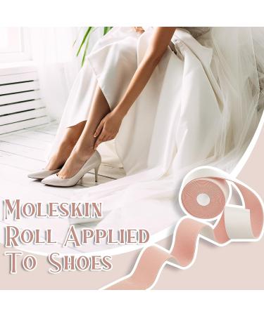 Timgle Moleskin Blister Tape - 10 Rolls, 2 x 5 Yards, Soft Cotton Adhesive Tape for Feet, Blister Prevention & Callus Relief - Sensitive Skin Care - Buy Online on GoSupps.com