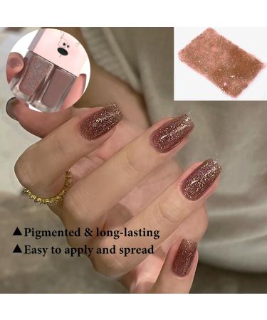 Nail Polish Set Quick Dry Nail Polish Long Lasting Nail Varnish 2 in 1 Nude & Brown Neutral Nail Polish set Non-sticky Natural No Need Cure Nail Polish DIY Nail Art Manicure at Home - Buy Online on GoSupps.com