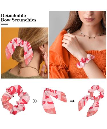 6 Pack Racing Car Bow Scrunchies for Thick Hair - Soft Elastic Bands in Multi-Colored Bowknot Design for Women - Buy Online on GoSupps.com