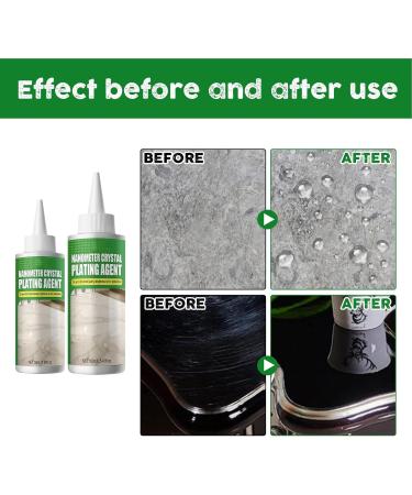 Stone Nanocrystal Coating Marble Nano Crystal-Plating Agent Easy to Use Ceramic Tile Polish Quartz Countertop Cleaner Plating Agent for Kitchen Everyday Cleaning Cle-ca - Buy Online on GoSupps.com