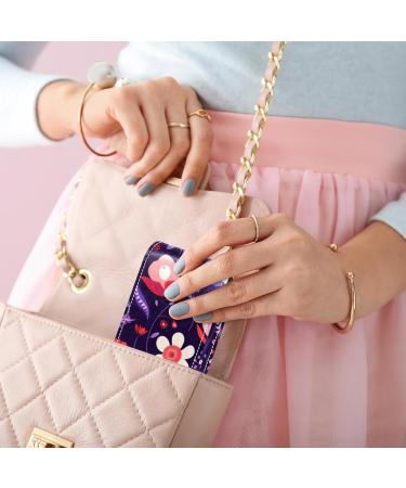 Travel Lipstick Organizer Case - Portable Makeup Bag with Mirror | Floral Daisy Design | Perfect for International Shipping - Buy Online on GoSupps.com