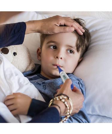 Digital Oral Thermometer for Adults - Fast Reading Fever Thermometer in Dark Blue - Buy Online on GoSupps.com
