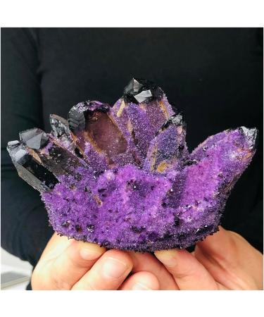 Natural Crystal Rough 1pcs Natural Purple Ghost Phantom Quartz Crystal Cluster Crystal Specimen Minerals Reiki Home Decoration Crafts 600-800g - Buy Online on GoSupps.com