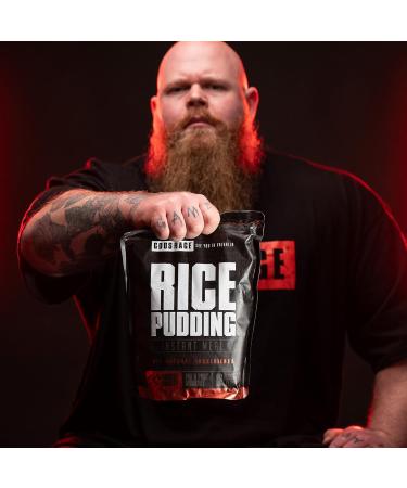 Gods Rage Rice Pudding Instant Meal 3000g - Creamy Fast Preparation No Artificial Additives - Made in Germany - Ideal for Pre/Post Workout - Buy Online on GoSupps.com