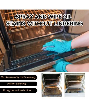 Oven Cleaner Heavy Duty Spray Grease Away Cleaner Simple & Strong Kitchen Degreaser for Barbecue & Griddle Tough Baked On Foods & Grime Oven Cleaning Kitchen Range Cooker Cleaner 100ML (3PCS) - Buy Online on GoSupps.com