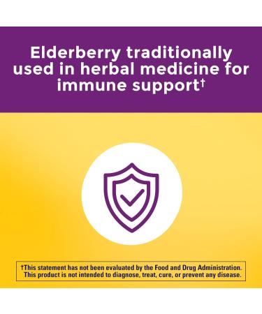 Nature Made Multi + Elderberry Capsules 60 Count - Daily Immune Support for Men and Women - Buy Online on GoSupps.com