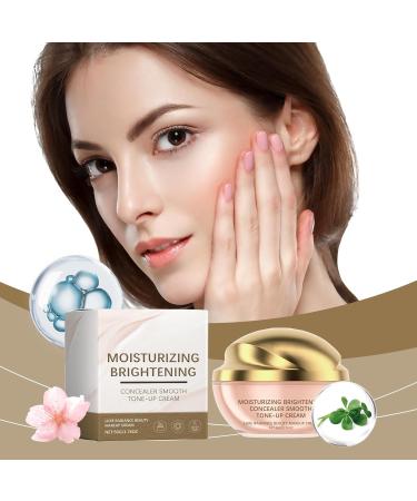Crsetmyth Moisturizing Brightening Concealer 50g Smooth ToneUp Cream Moisture Locking Brightening Concealer Skin Brightening & Moisturizing Beauty Skin Plain Cream for Jeden Hauttyp - Buy Online on GoSupps.com