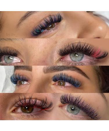 VAVALASH Dark Brown Eyelash Extensions | 0.03mm to 0.07mm Volume Lashes | C D Curl Mixed Lengths 8-15mm | Premium Colored Lash Extensions - Buy Online on GoSupps.com