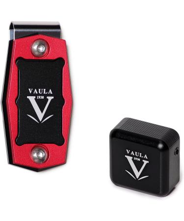 Vaula Metal Magnetic Pool Cue Chalk Holder Red/Black - Billiard Accessory - Buy Online on GoSupps.com