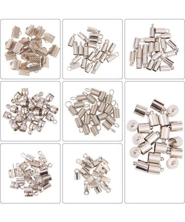 SUNNYCLUE 160pcs Glue Barrel Tube End Caps Crimp Cord Ends Connectors - Jewelry Making Supplies - Buy Online on GoSupps.com