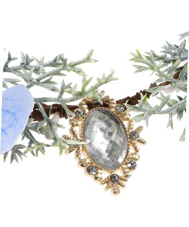 COSMEVIVI Elf Garland Headdress Cosplay Accessories Fairy Crown Forehead Chain Elf Costume for Women Fairy Costume Women Fairy Headband for Women Exotic Headband Fairy Outfit Flower Headband - Buy Online on GoSupps.com
