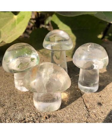 Home Decoration 40-50mm Crystal Mushroom Natural Clear Quartz Mushrooms Lovely Rose Crystal Gemstone Agaric Home Decoration Stones kaixun 1pc - Buy Online on GoSupps.com