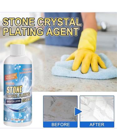 Stone Crystal Plating Agent Marble Cleaner Stone Stain Remover and Renovator Stone Nano Crystal-Plating Agent Stone Crystal Plating Brighten Luster Agent (3PCS) - Buy Online on GoSupps.com