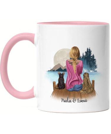 Personalized Pink Dog Mom Mug | Unique Gift for Dog Lovers & Owners | Kiddle-Design - Buy Online on GoSupps.com