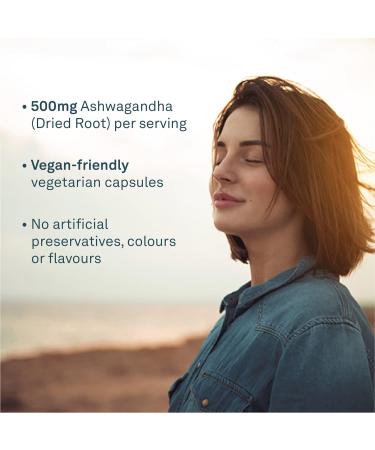 Organika Ashwagandha- Stress Relief Sleep Aid Mood Enhancement Thyroid and Blood Sugar Balance- 60 vcaps 60 count (Pack of 1) - Buy Online on GoSupps.com