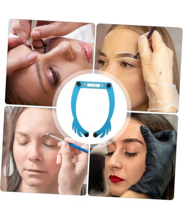 NOLITOY Outfit Stencil Ruler Guide Measuring Threading White Microblading Reusable Positioning Shaping 25.5x1.3cm Blue - Buy Online on GoSupps.com