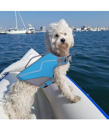 Vivaglory Sporty Dog Vest - Durable Neoprene Pet Security Vest with Velcro XS (43-51cm Chest) - Comfortable & Stylish Rescue Gear in Blue - Buy Online on GoSupps.com