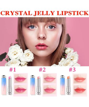 3PCS Color Changing Lipstick Set - Long Lasting Moisturizing Magic Lip Balm for Women & Girls - Buy Online on GoSupps.com