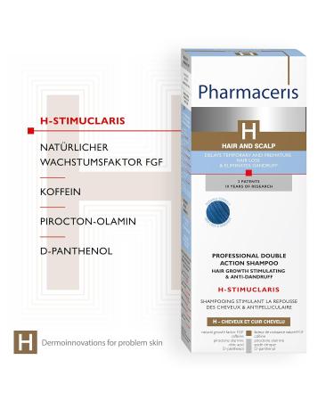 Pharmaceris H Stimucclaris Double Action Shampoo 250ml - Hair Growth & Anti-Scalp Care for Greasy Hair - Unisex Hair Care Solution - Buy Online on GoSupps.com