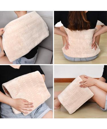 Ariliya XL Electric Heating Pad for Back Pain & Cramps Relief - 4 Heat Settings, 12 x 24, Beige - Buy Online on GoSupps.com