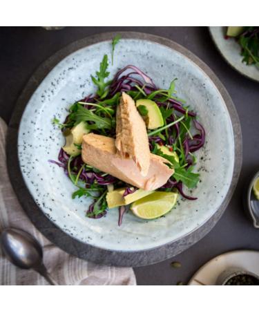 Wild Irish Albacore Tuna in Olive Oil - 1kg Jar - Low Carb - Ideal for Keto Diet - LCHF - Dolphin Friendly - Hand Filleted - No Gluten - High in Omega 3 - Low in Salt - by Shines - Buy Online on GoSupps.com
