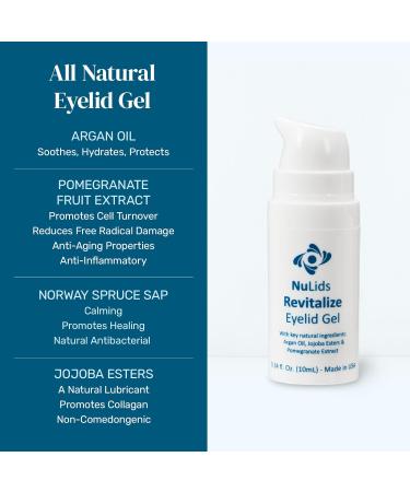 Nulids Revitalize Gel - 6 Bottles - Revitalizing Gel for Nulids Device That Soothes to Improve Dry Eyes - Daily Eyelid Therapy 6x Bottles - Buy Online on GoSupps.com