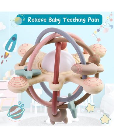 Baby Teething Toys Set for 0-12 Months | Teething Ball Toy, Rattle, Sensory Infant Toys - Buy Online on GoSupps.com