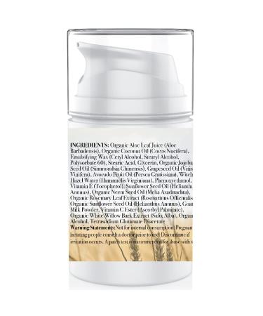 Goat Milk Moisturizer Face Cream with Vitamin C & E | Anti Aging Complex for Dark Circles, Puffiness, Wrinkles | Men & Women | 2 oz - Buy Online on GoSupps.com